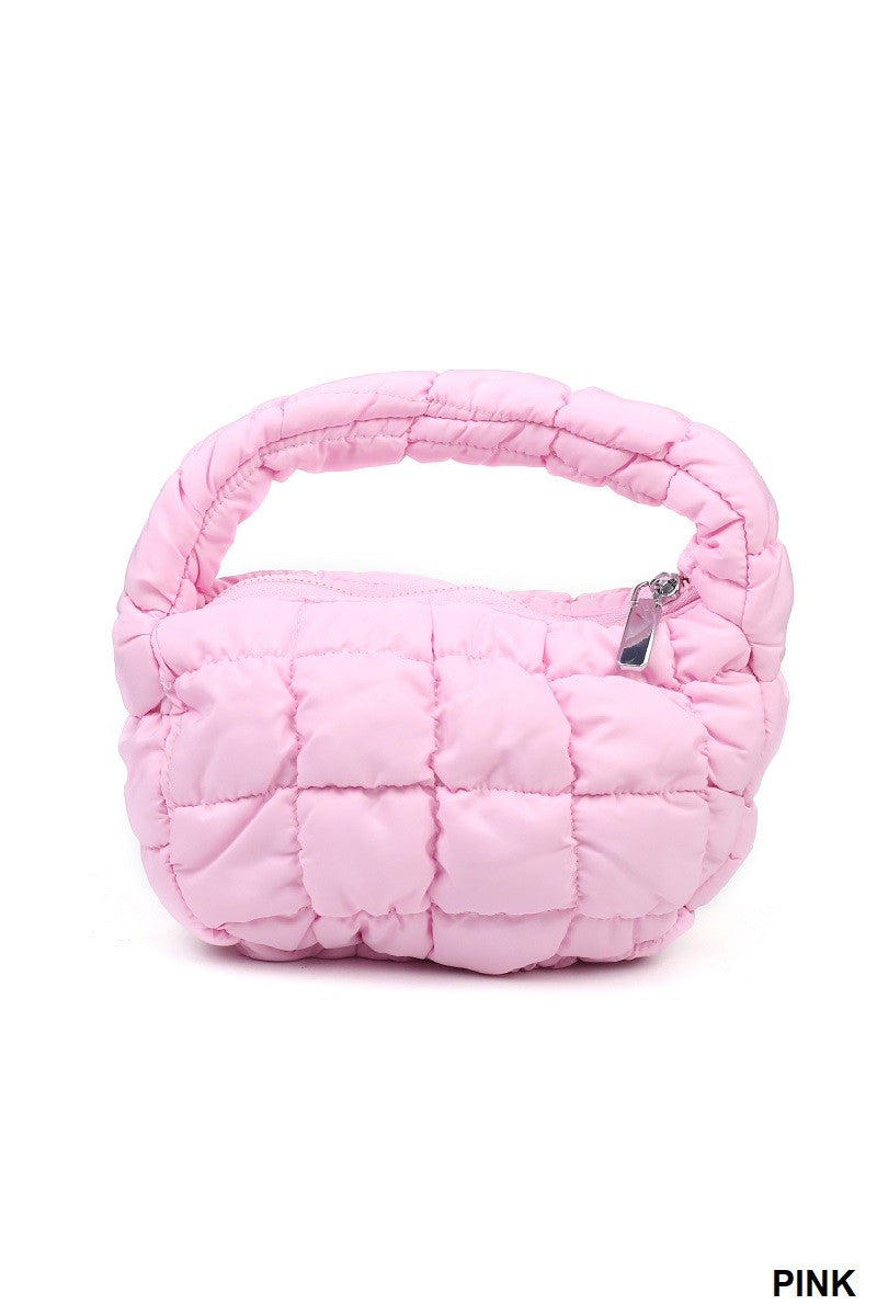 All Puffed Up Micro Bag - Pink