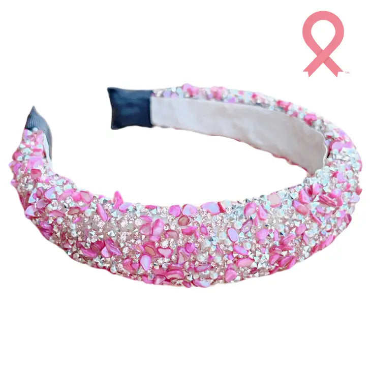 All That Glitters Pink Headband