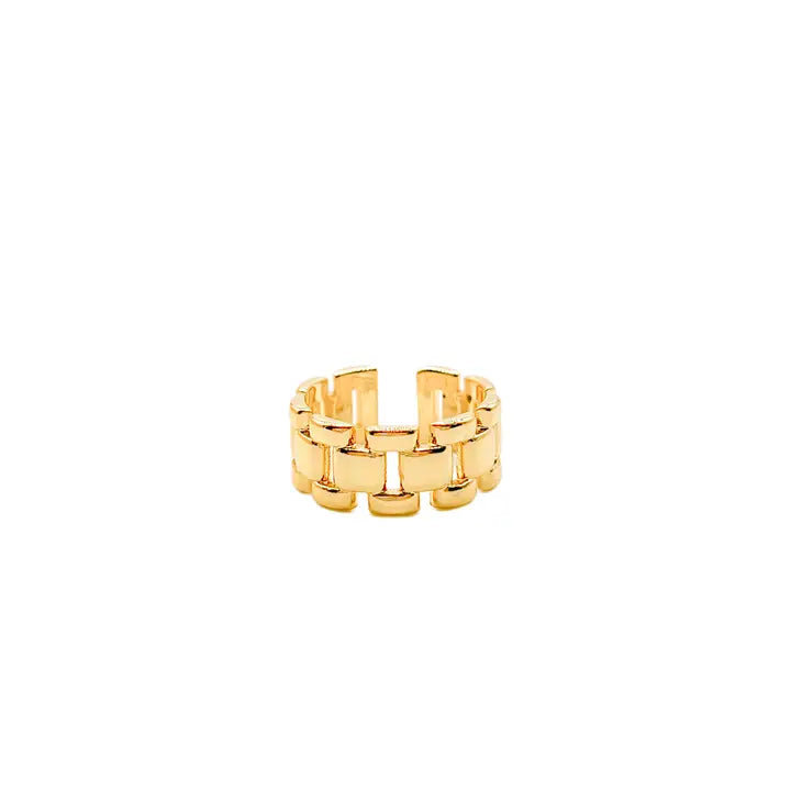 Gold Link Ring