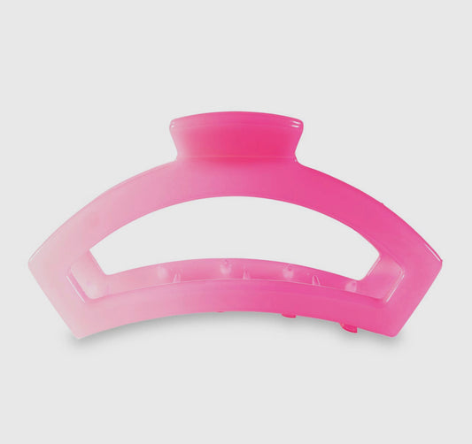 Open Pink Ombré Medium Hair Clip