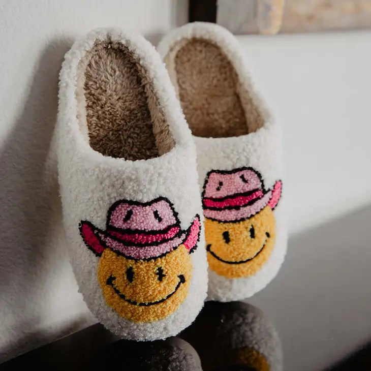 Happy Cowgirl Slippers