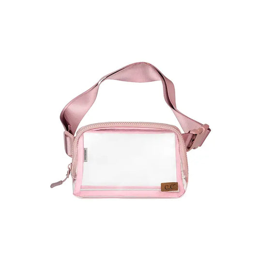 Clear Stadium Bag - Pink