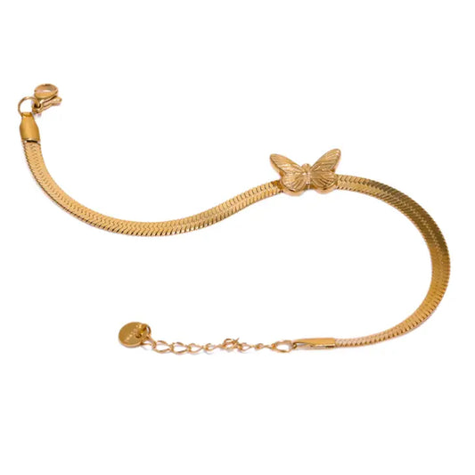 Golden Butterfly Bracelet