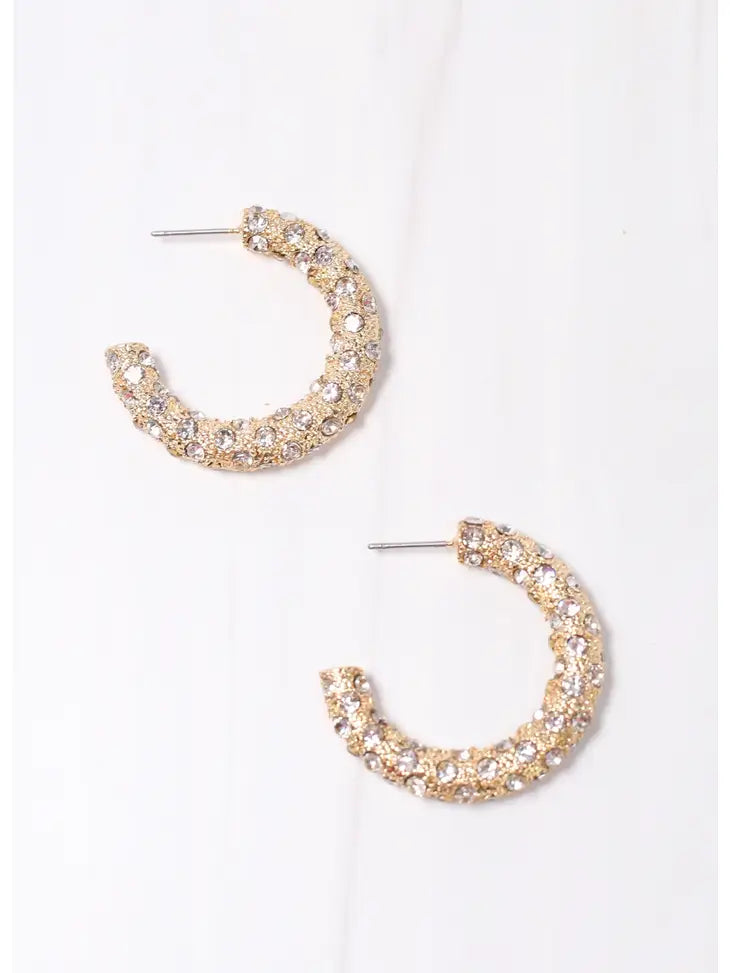 Dinner at the Ritz Hoop Earrings