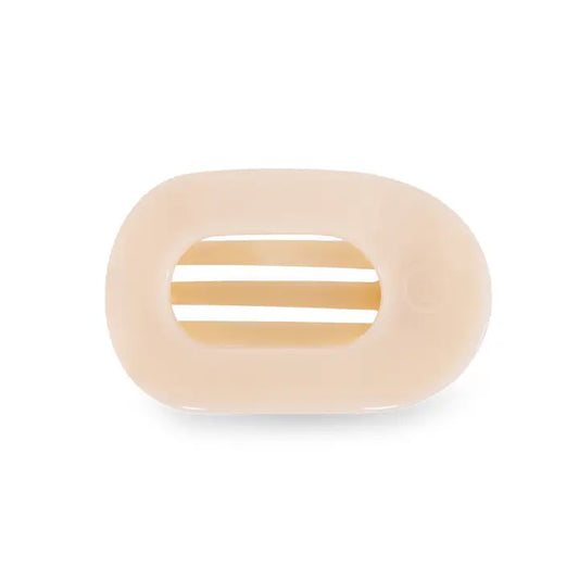 Almond Beige Flat Clip Small - Teleties