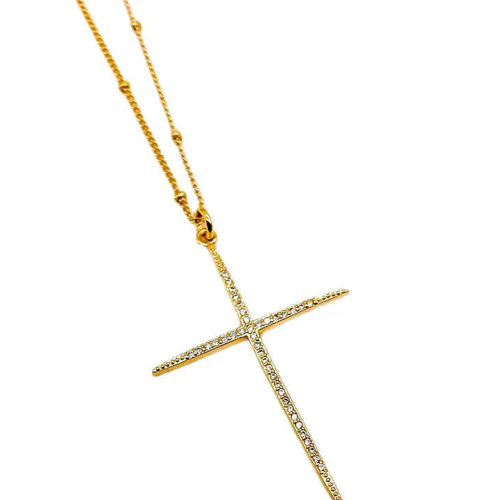 The Gold Cross Necklace