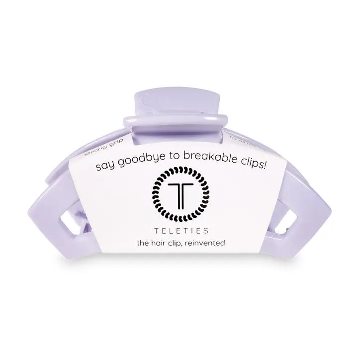 Lilac Open Medium Claw Clip - Teleties