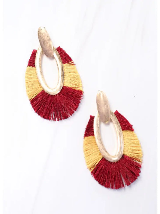 Go Noles! Fringe Earrings